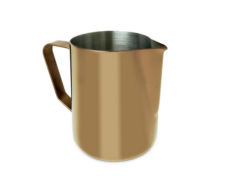 Java Gear Rose Gold Stainless Steel Milk Pitchers